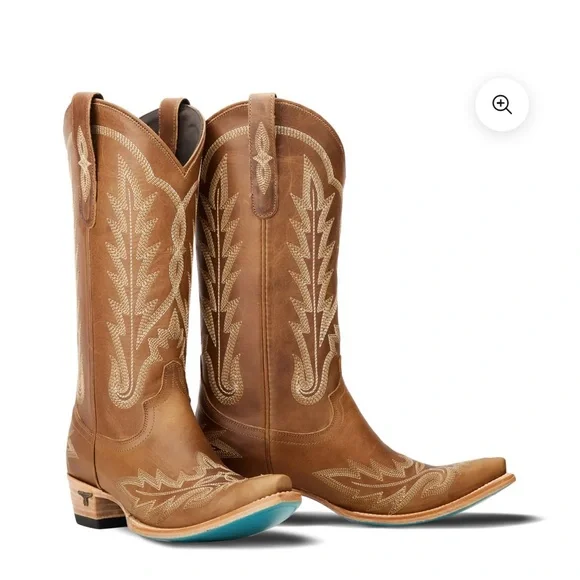 Women's Tan Western Boots - Picture 1 of 7